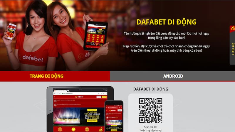 Trải nghiệm ngay phiên bản Dafabet mobile chính thức