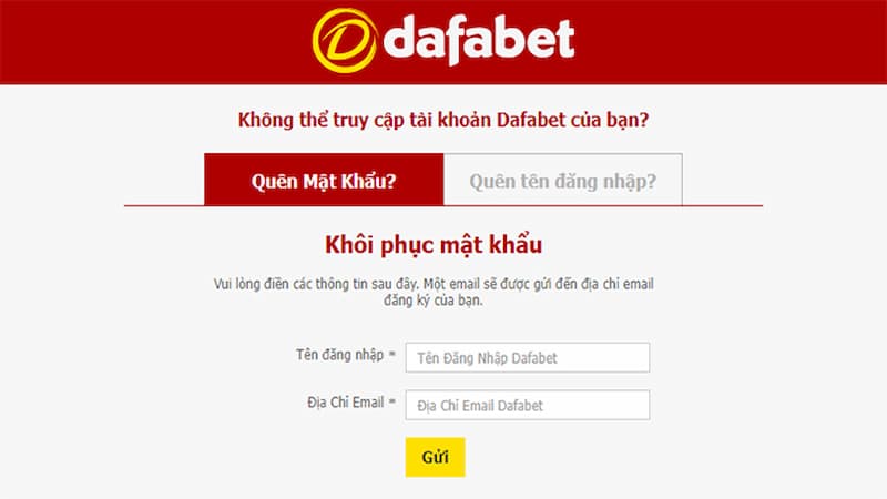 Đăng nhập Dafabet