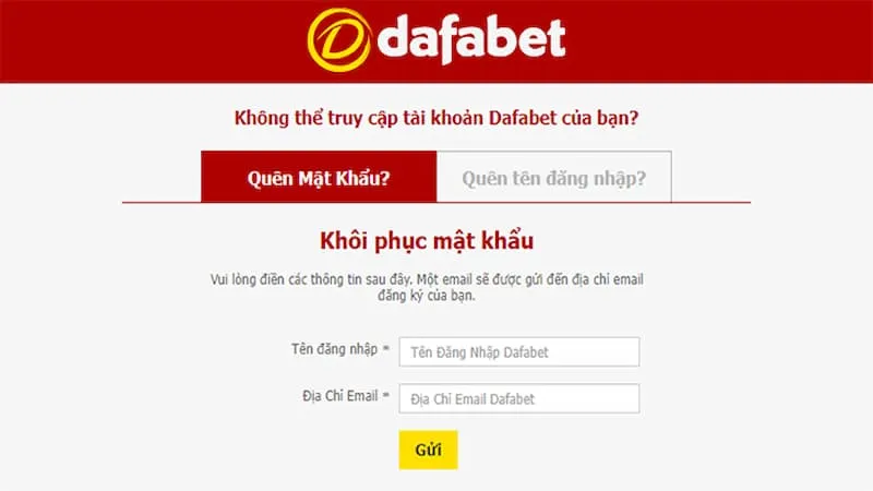 Đăng nhập Dafabet