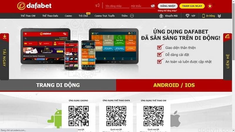 Người dùng đánh giá gì khi tải app Dafabet?